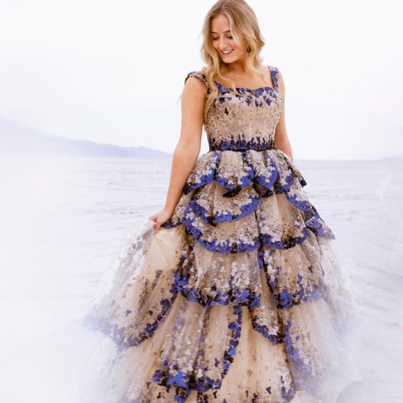 Tarik Ediz 98083 Stunning Gown - Picture 3 of 5